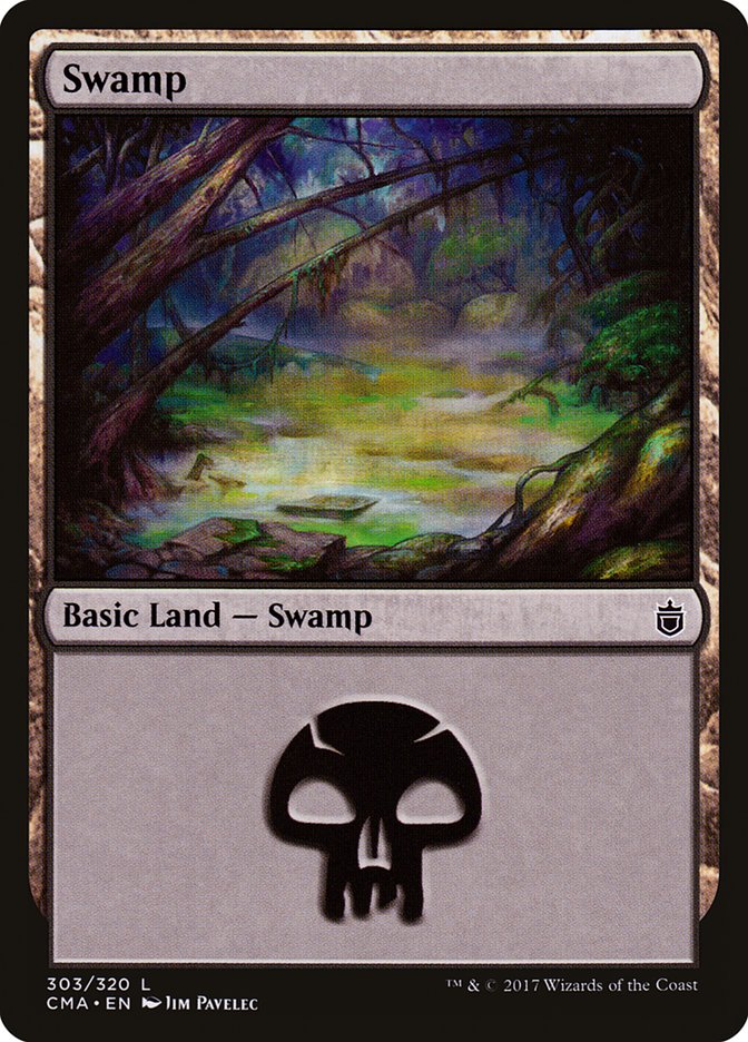 Swamp (303) [Commander Anthology] | Good Games Cannington
