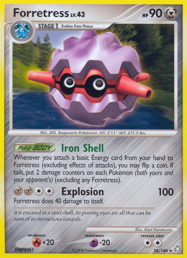Forretress (28/146) [Diamond & Pearl: Legends Awakened] | Good Games Cannington