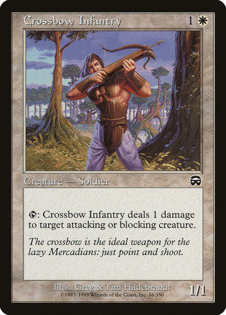 Crossbow Infantry [Mercadian Masques] | Good Games Cannington