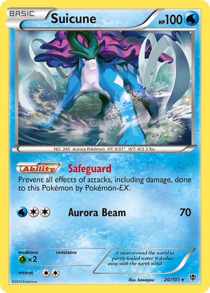 Suicune (20/101) [Black & White: Plasma Blast] | Good Games Cannington