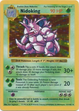 Nidoking (11/102) [Base Set Shadowless Unlimited] | Good Games Cannington