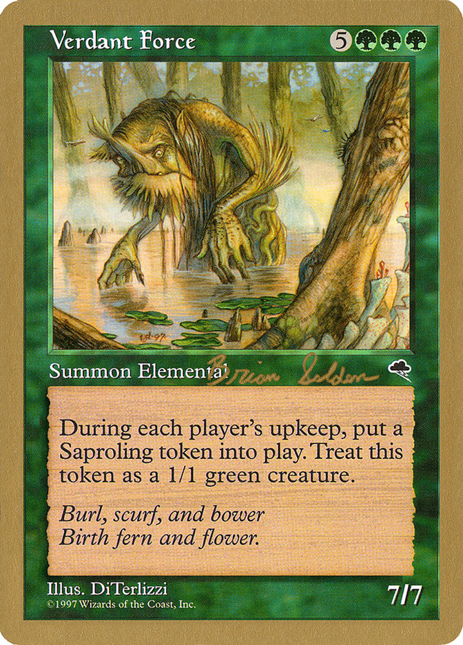 Verdant Force (Brian Selden) [World Championship Decks 1998] | Good Games Cannington
