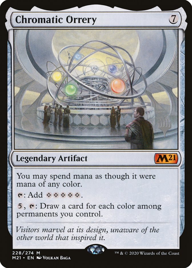 Chromatic Orrery (Promo Pack) [Core Set 2021 Promos] | Good Games Cannington