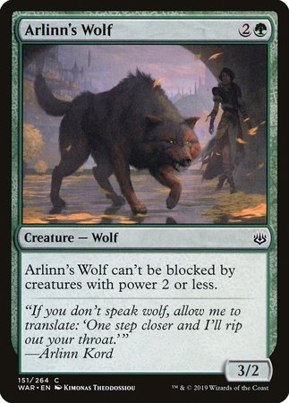 Arlinn's Wolf [War of the Spark] | Good Games Cannington