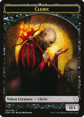 Cleric Token [Dominaria Tokens] | Good Games Cannington