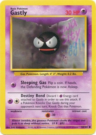 Gastly (50/102) [Base Set Unlimited] | Good Games Cannington