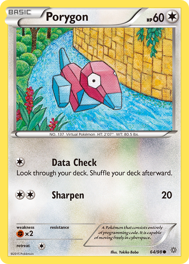 Porygon (64/98) [XY: Ancient Origins] | Good Games Cannington