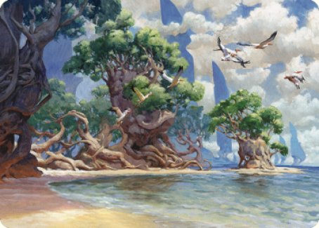 Yavimaya Coast Art Card [Dominaria United Art Series] | Good Games Cannington