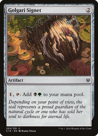 Golgari Signet [Commander 2016] | Good Games Cannington