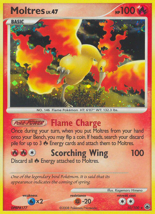 Moltres (10/100) [Diamond & Pearl: Majestic Dawn] | Good Games Cannington