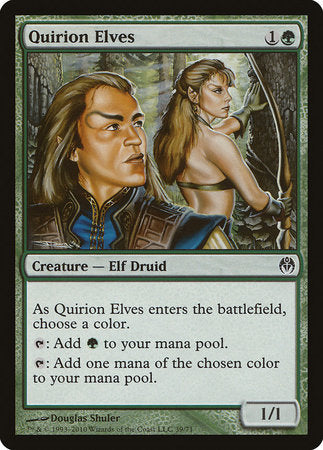 Quirion Elves [Duel Decks: Phyrexia vs. the Coalition] | Good Games Cannington