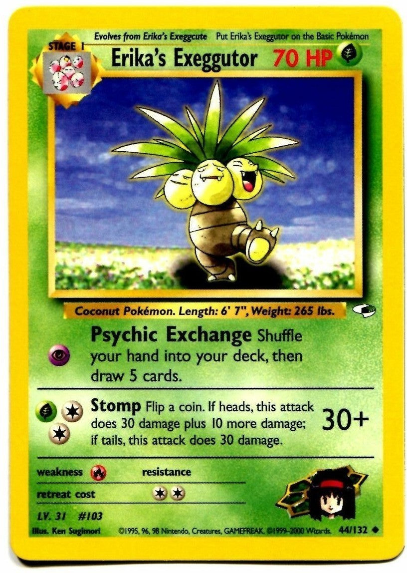 Erika's Exeggutor (44/132) [Gym Heroes Unlimited] | Good Games Cannington