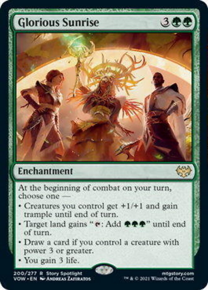 Glorious Sunrise [Innistrad: Crimson Vow] | Good Games Cannington