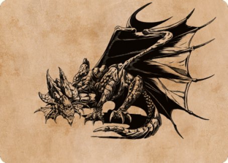 Ancient Copper Dragon Art Card (52) [Commander Legends: Battle for Baldur's Gate Art Series] | Good Games Cannington