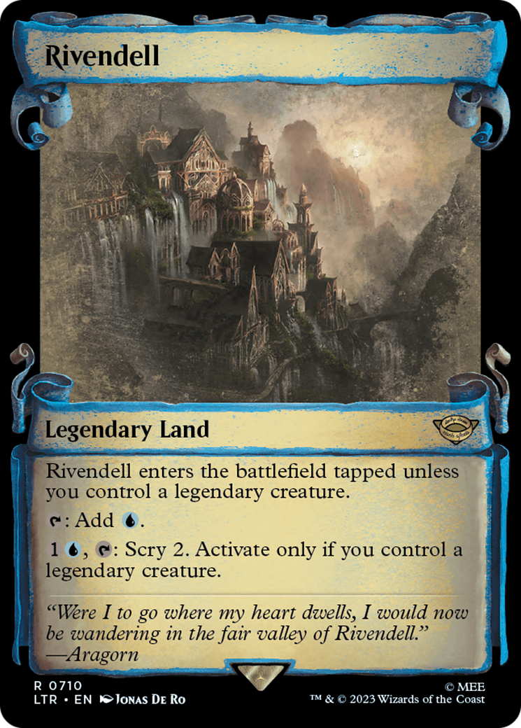 Rivendell [The Lord of the Rings: Tales of Middle-Earth Showcase Scrolls] | Good Games Cannington