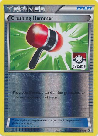 Crushing Hammer (34/39) (League Promo) [XY: Kalos Starter Set] | Good Games Cannington