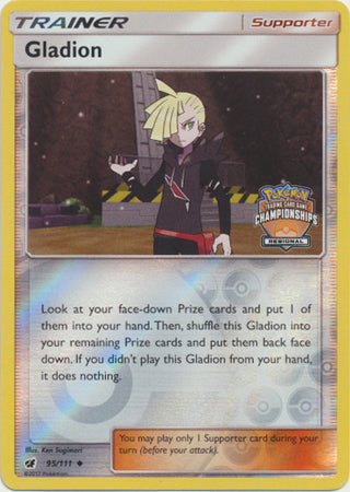 Gladion (95/111) (Regional Championship Promo) [Sun & Moon: Crimson Invasion] | Good Games Cannington