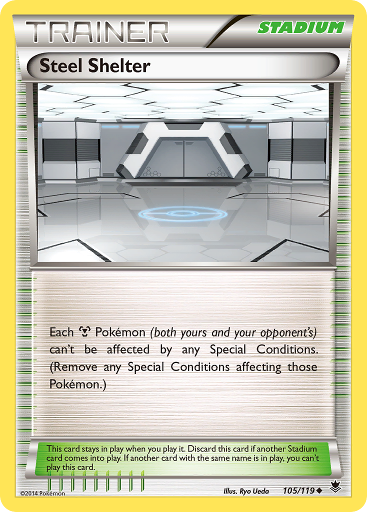 Steel Shelter (105/119) [XY: Phantom Forces] | Good Games Cannington
