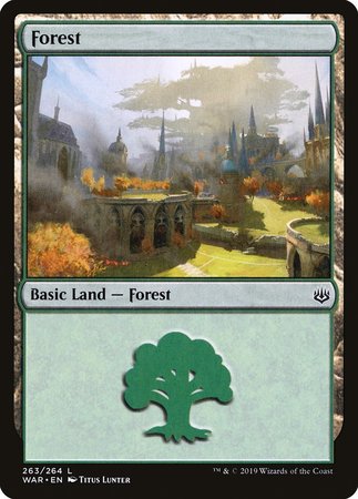 Forest (263) [War of the Spark] | Good Games Cannington
