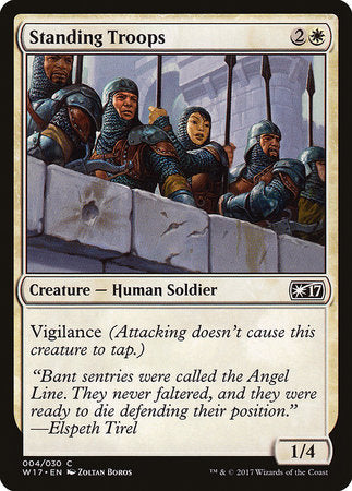 Standing Troops [Welcome Deck 2017] | Good Games Cannington