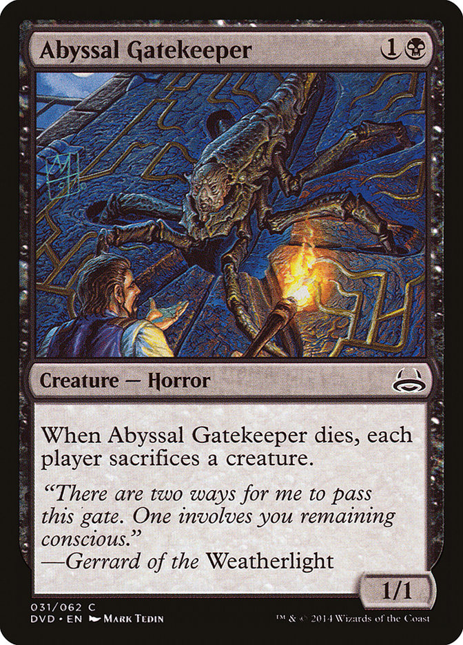 Abyssal Gatekeeper (Divine vs. Demonic) [Duel Decks Anthology] | Good Games Cannington