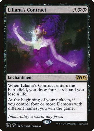 Liliana's Contract [Core Set 2019] | Good Games Cannington