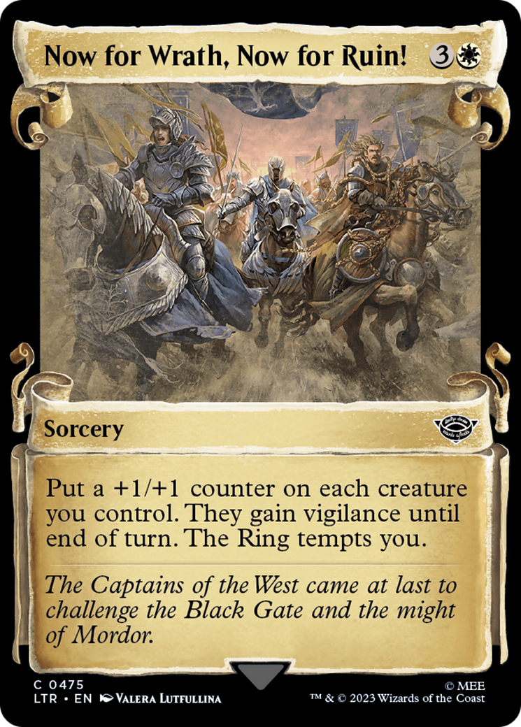 Now for Wrath, Now for Ruin! [The Lord of the Rings: Tales of Middle-Earth Showcase Scrolls] | Good Games Cannington