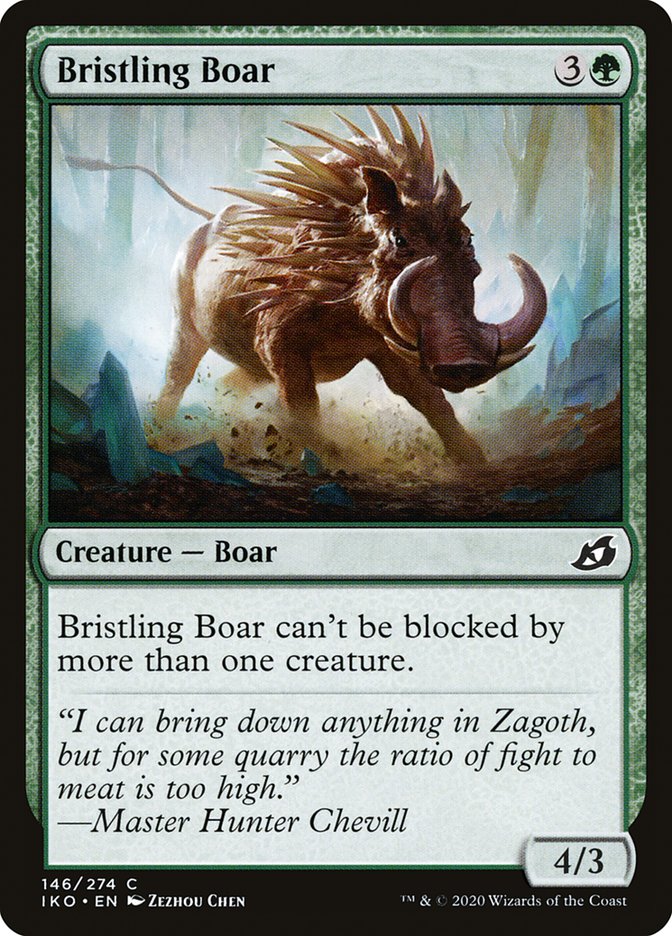 Bristling Boar [Ikoria: Lair of Behemoths] | Good Games Cannington