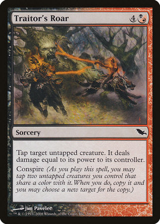 Traitor's Roar [Shadowmoor] | Good Games Cannington