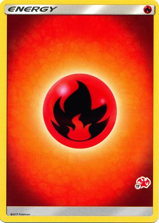 Fire Energy (Charizard Stamp #17) [Battle Academy 2020] | Good Games Cannington