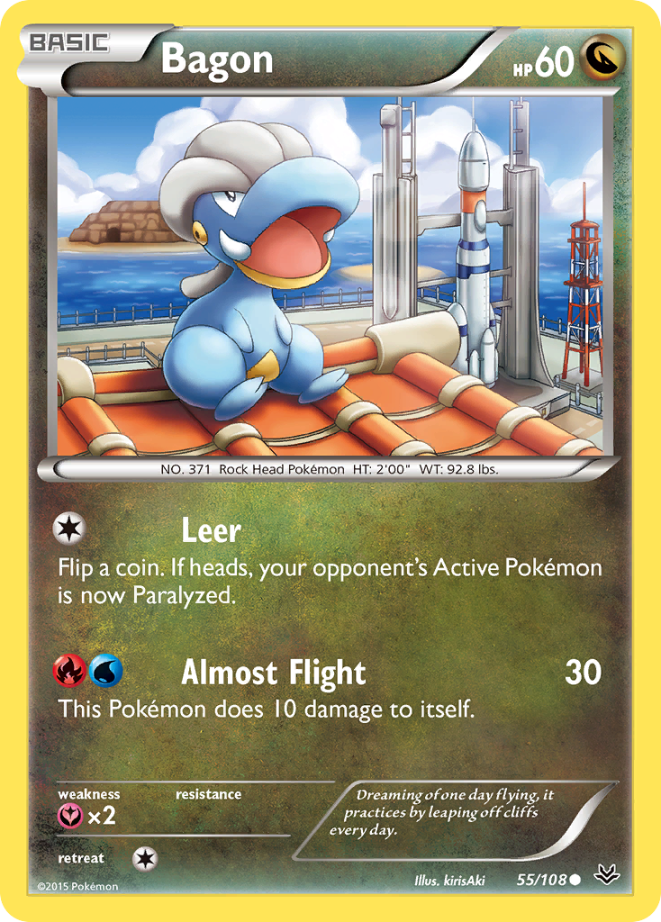 Bagon (55/108) [XY: Roaring Skies] | Good Games Cannington