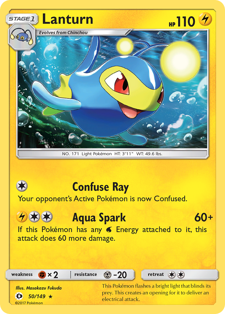 Lanturn (50/149) [Sun & Moon: Base Set] | Good Games Cannington