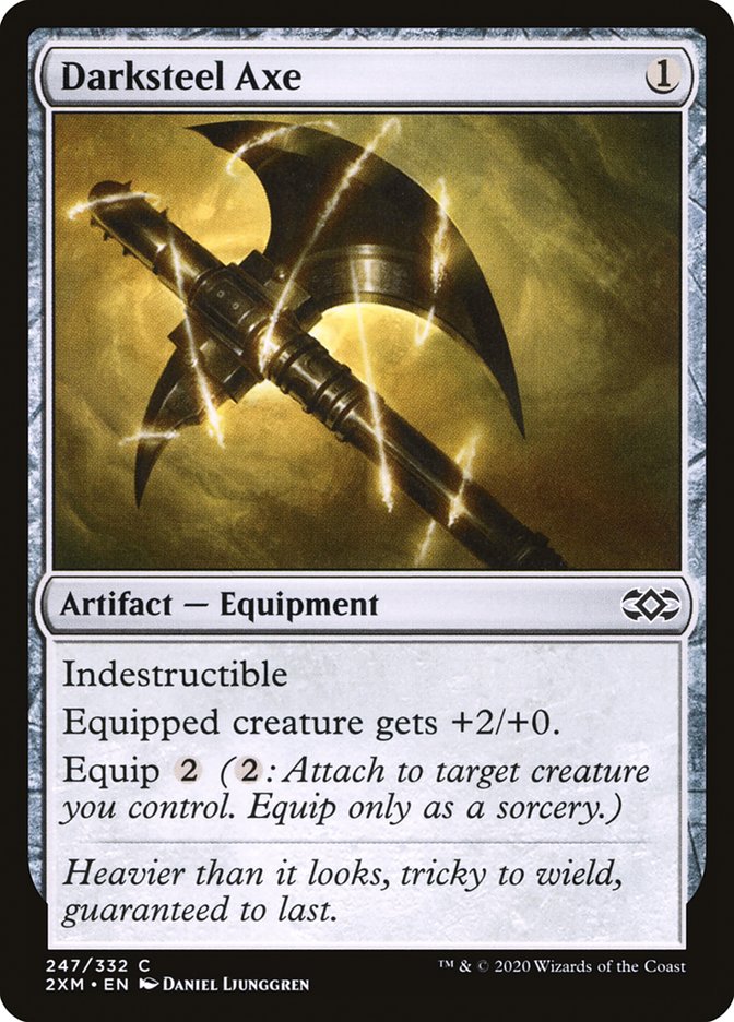Darksteel Axe [Double Masters] | Good Games Cannington