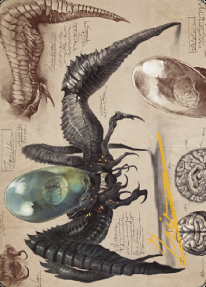 Psychosis Crawler Art Card (Gold-Stamped Signature) [The Brothers' War Art Series] | Good Games Cannington