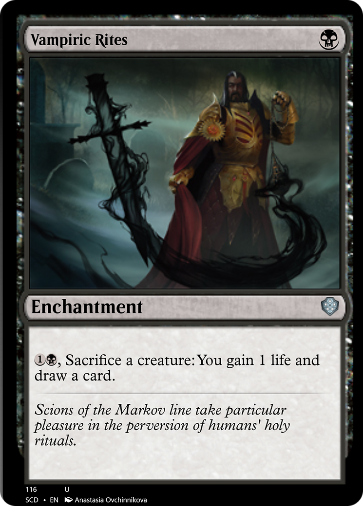 Vampiric Rites [Starter Commander Decks] | Good Games Cannington