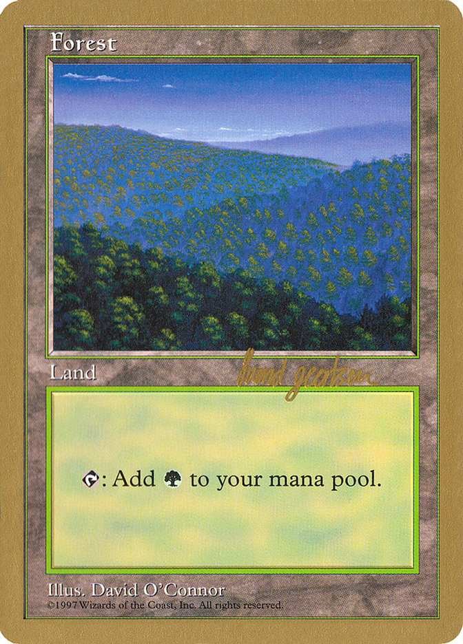 Forest (418) (Svend Geertsen) [World Championship Decks 1997] | Good Games Cannington