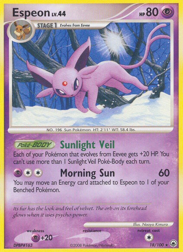 Espeon (18/100) [Diamond & Pearl: Majestic Dawn] | Good Games Cannington