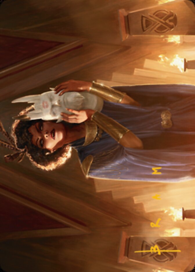 Cormela, Glamour Thief Art Card (Gold-Stamped Signature) [Streets of New Capenna Art Series] | Good Games Cannington