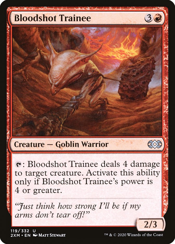 Bloodshot Trainee [Double Masters] | Good Games Cannington