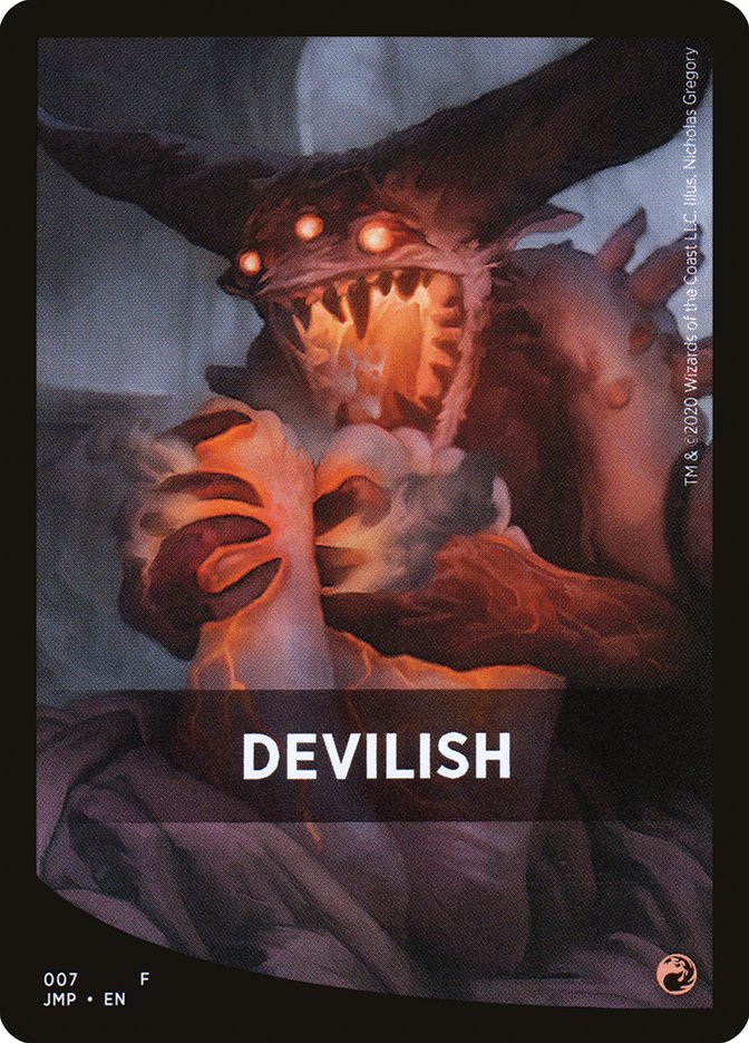 Devilish Theme Card [Jumpstart Front Cards] | Good Games Cannington