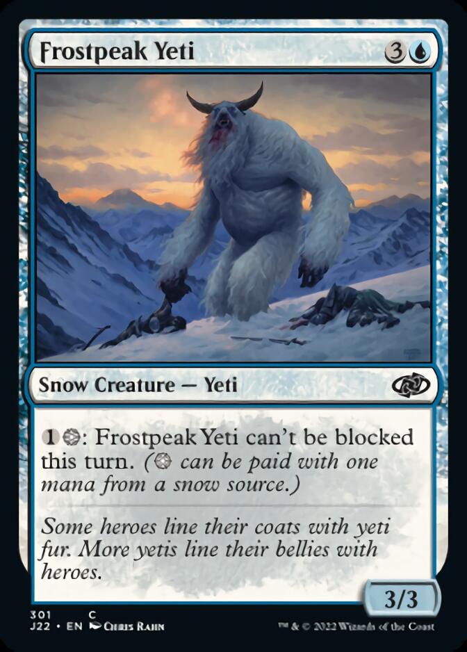 Frostpeak Yeti [Jumpstart 2022] | Good Games Cannington