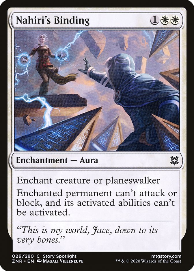 Nahiri's Binding [Zendikar Rising] | Good Games Cannington