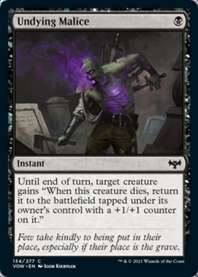 Undying Malice [Innistrad: Crimson Vow] | Good Games Cannington