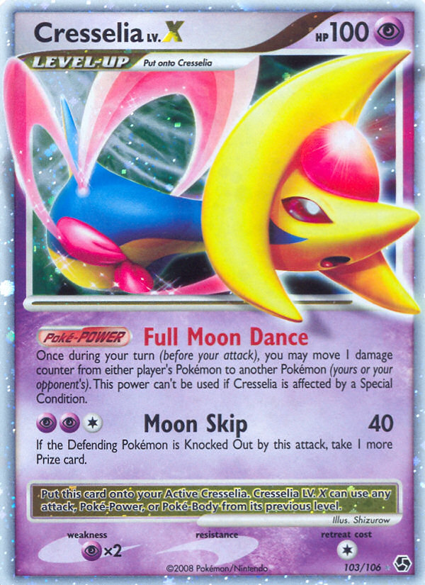 Cresselia LV.X (103/106) [Diamond & Pearl: Great Encounters] | Good Games Cannington
