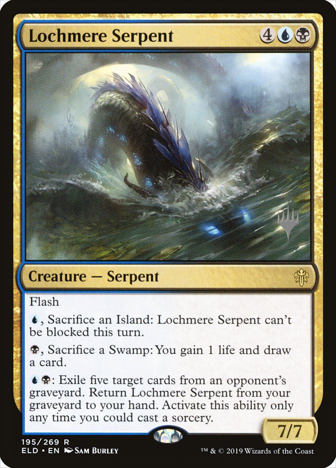 Lochmere Serpent (Promo Pack) [Throne of Eldraine Promos] | Good Games Cannington