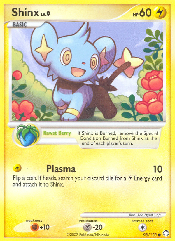 Shinx (98/123) [Diamond & Pearl: Mysterious Treasures] | Good Games Cannington