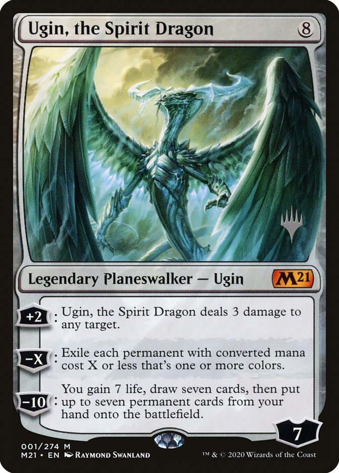 Ugin, the Spirit Dragon (Promo Pack) [Core Set 2021 Promos] | Good Games Cannington