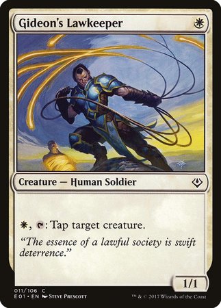 Gideon's Lawkeeper [Archenemy: Nicol Bolas] | Good Games Cannington