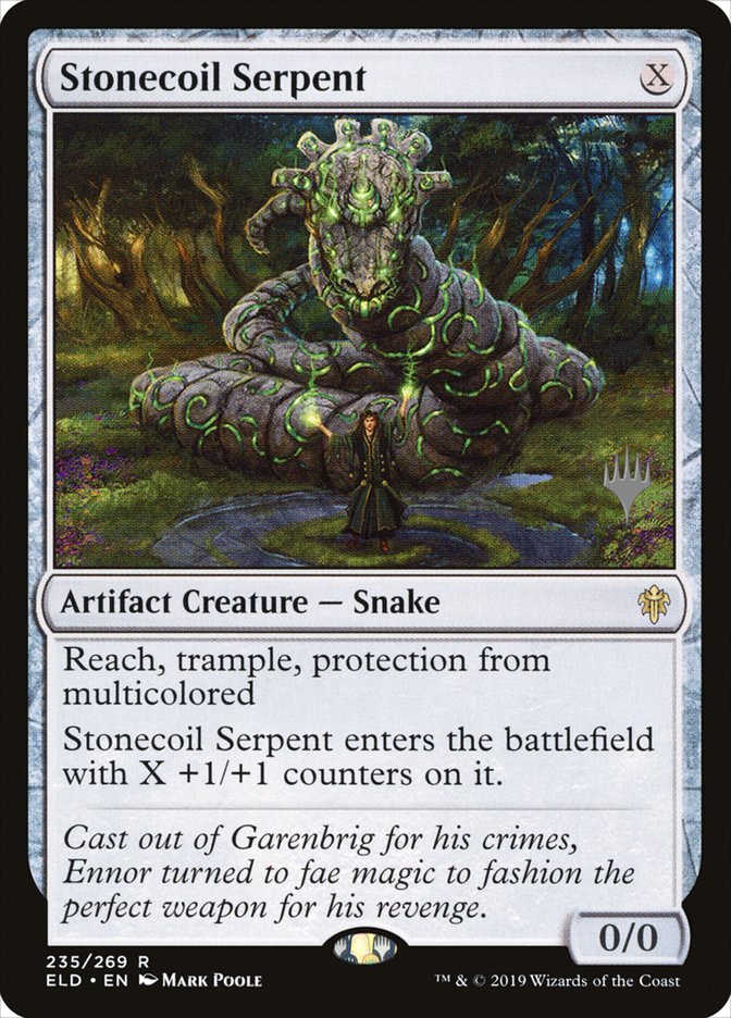 Stonecoil Serpent (Promo Pack) [Throne of Eldraine Promos] | Good Games Cannington