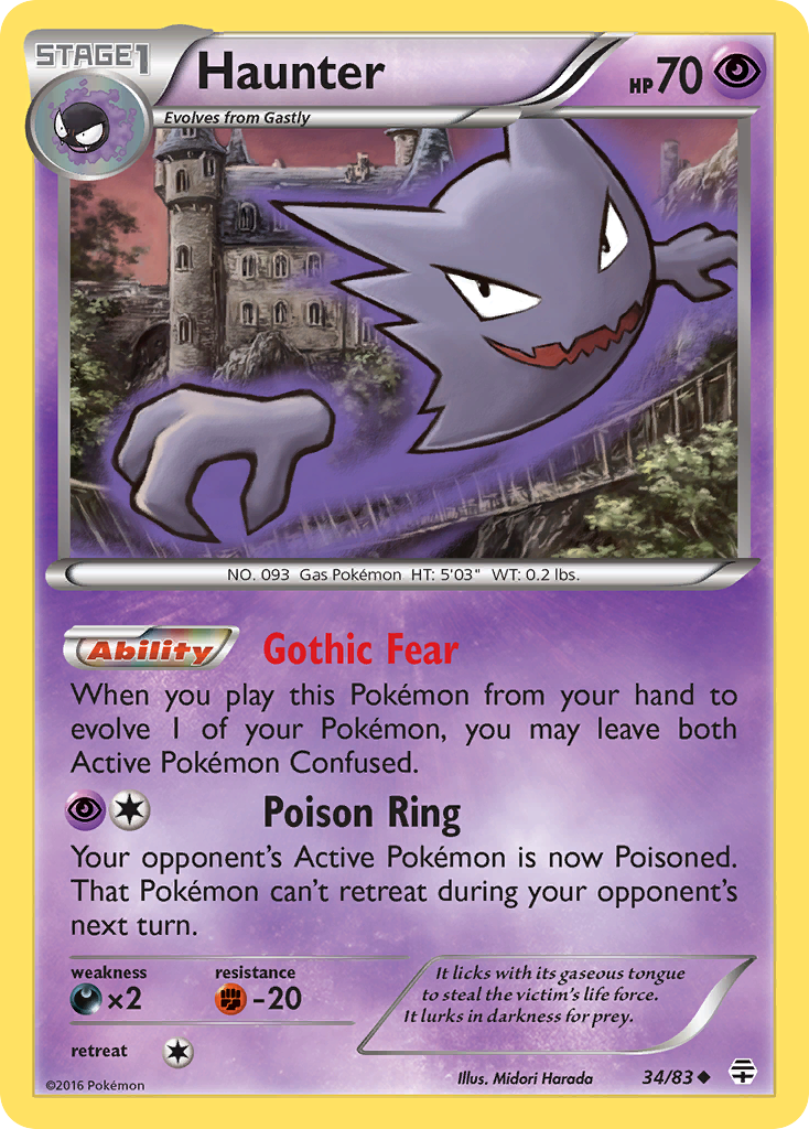 Haunter (34/83) [XY: Generations] | Good Games Cannington